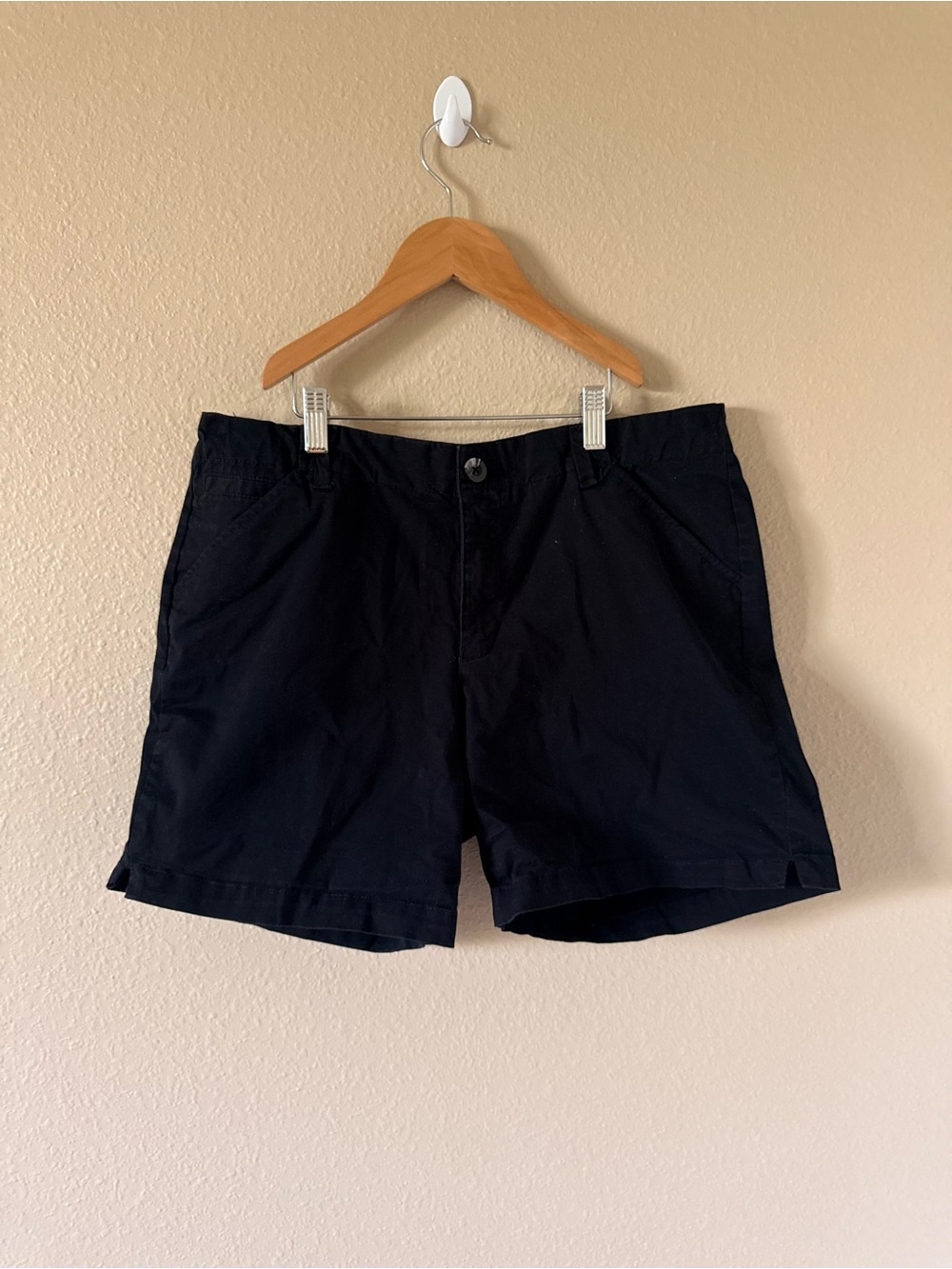 Lee Black Women's Casual Cotton Shorts